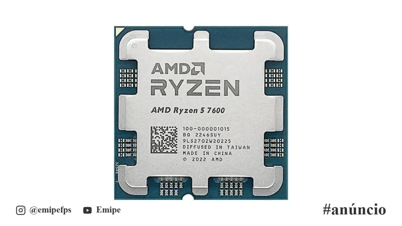 Processador Amd Ryzen 5 7600 Oem Novo em promoção na Shopee