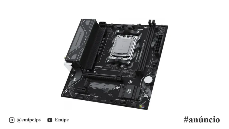 Placa Mãe Maxsun Challenger B850M-K WIFI, Chipset B850, AMD AM5, mATX, DDR5 em promoção na Shopee