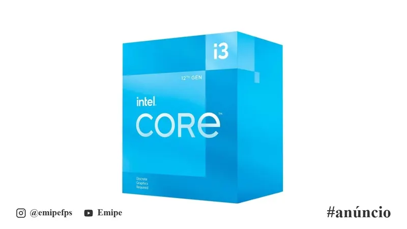 Core i3-12100F em promoção
