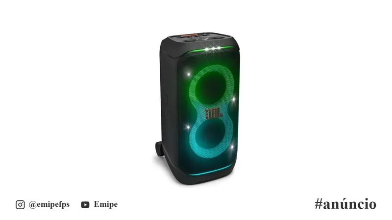 Caixa de Som JBL PartyBox Stage em promoção