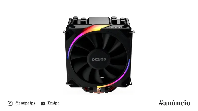 Air Cooler Pcyes Frost Pulse Argb em promoção