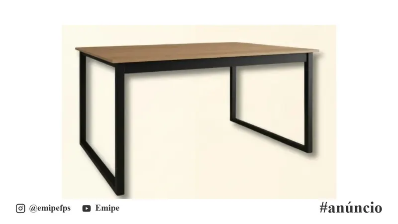 Mesa Escritório Industrial 150x60 em promoção