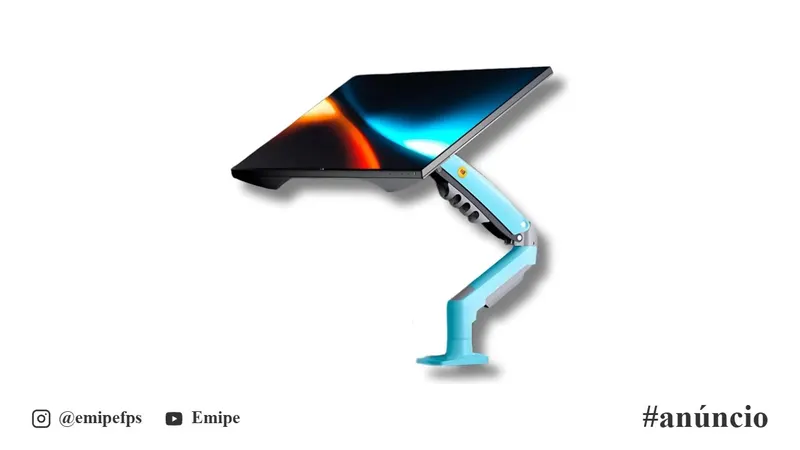 Suporte Monitor F80 Articulado Pistão A em promoção