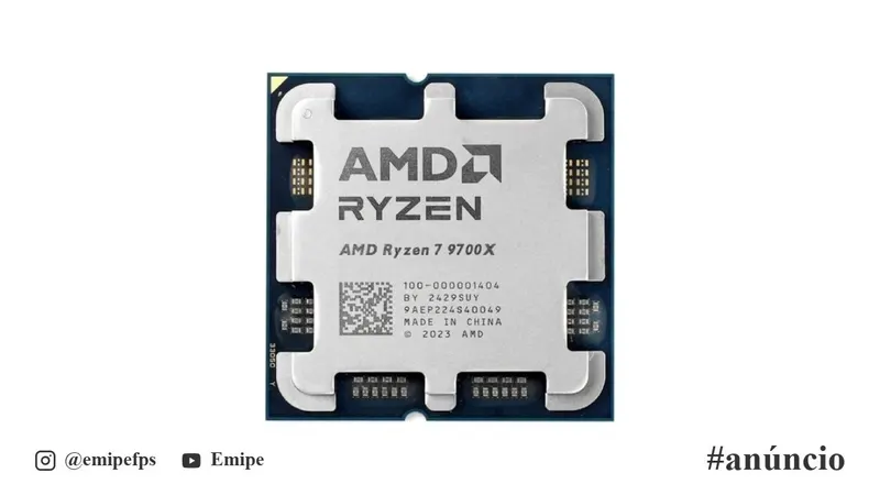 Processador Amd Ryzen 7 9700x 3.8GHz 8 Cores 16 Threads Am5 em promoção na Shopee