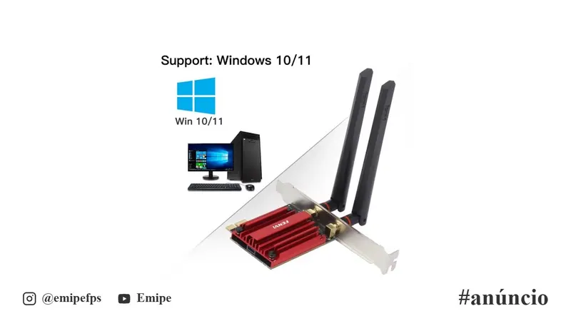 6E AX210 PCI Express em promoção