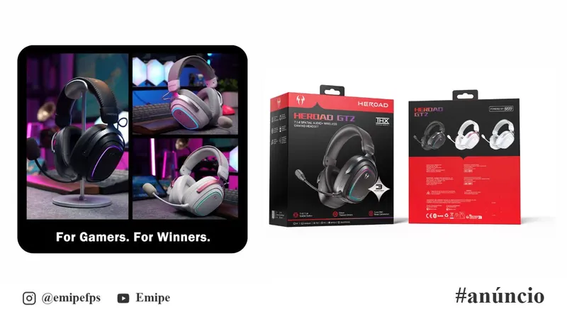Fone QCY Headset BH26H5GMA Heroad GT2 em promoção