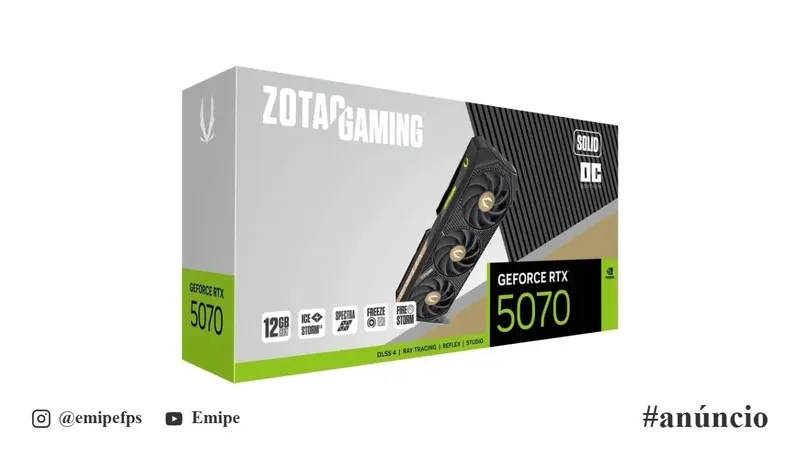 RTX 5070 em promoção