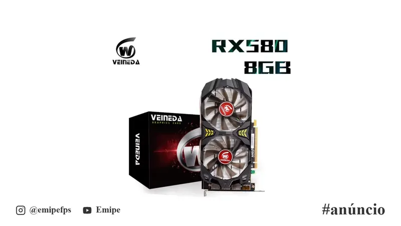 RX 580 8G 8Pin em promoção