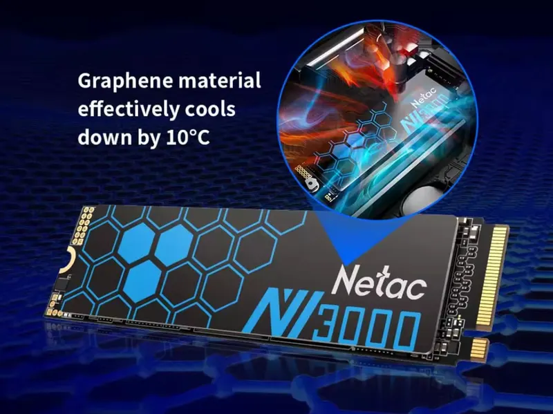 SSD NVMe 250GB 500GB GEN3 NETAC em promoção