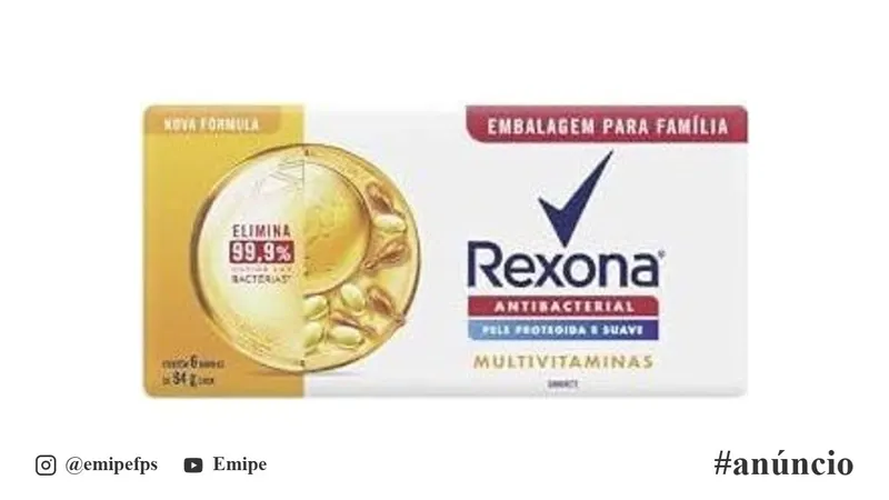 Rexona Sabonete em Barra Multivitaminas em promoção