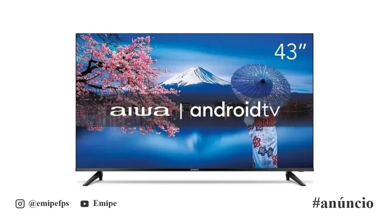 Smart Tv Aiwa 43 Android Borda em promoção