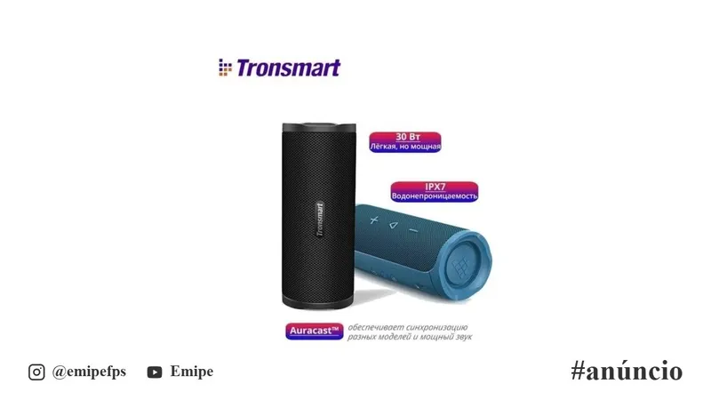 Caixa de Som Tronsmart Mirtune C3 em promoção