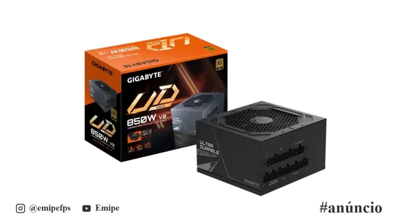 Fonte Gigabyte UD850GM PG5 V2 em promoção