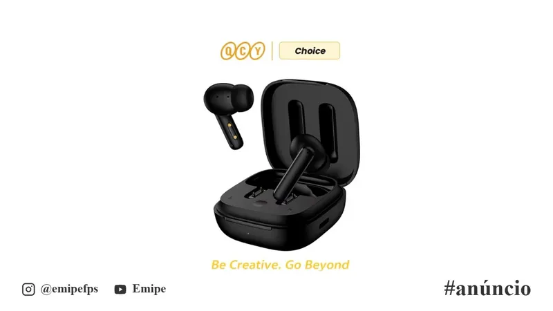 QCY T13 ANC Fone de Ouvido em promoção