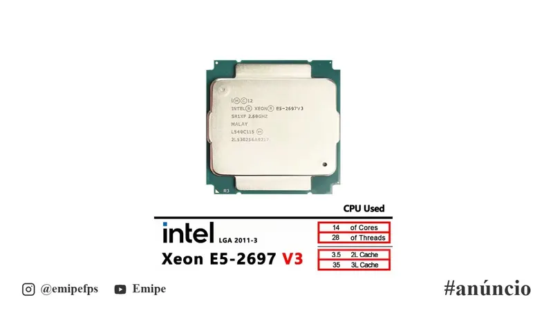 Xeon E5 2697 v3 3.6GHz - 2 Unidades em promoção na AliExpress