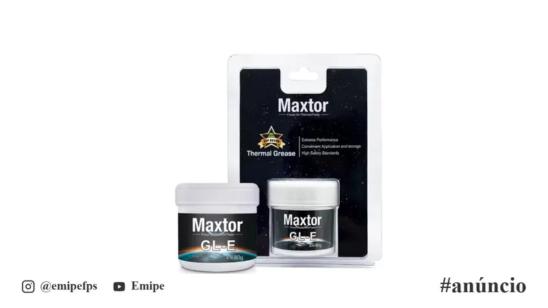 Pasta Térmica Maxtor GLE GLE-10.5W (Pote de 50g) em promoção na AliExpress
