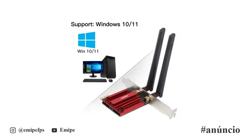 6E AX210 PCI Express em promoção