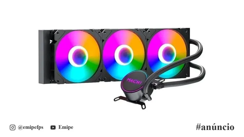 Water Cooler Mach1 Logic Gk360 360mm em promoção