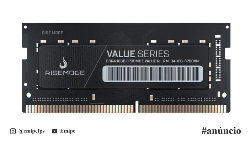 Memória RAM para Notebook Rise Mode em promoção