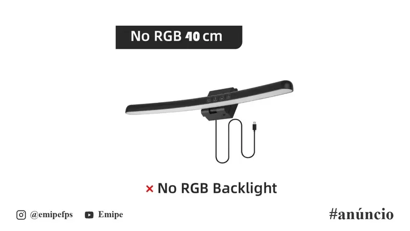 LightBar Curva para Monitor em promoção