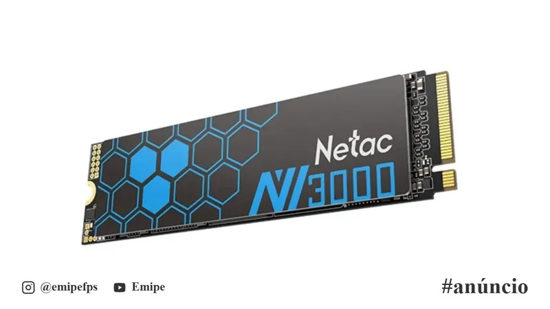 SSD NVMe 250GB 500GB Gen3 Netac em promoção na AliExpress