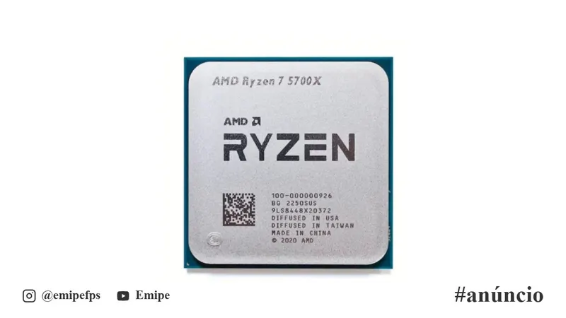 Processador AMD Ryzen 7 5700X OEM em promoção na Shopee