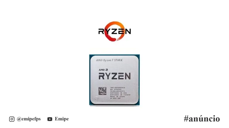 Processador AMD Ryzen 7 5700X OEM em promoção na Shopee