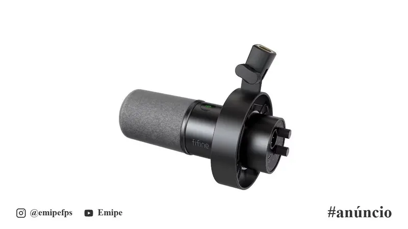 Microfone Dinâmico XLR de Gravação FIFINE K688 com Monitoramento em Tempo Real em promoção na AliExpress