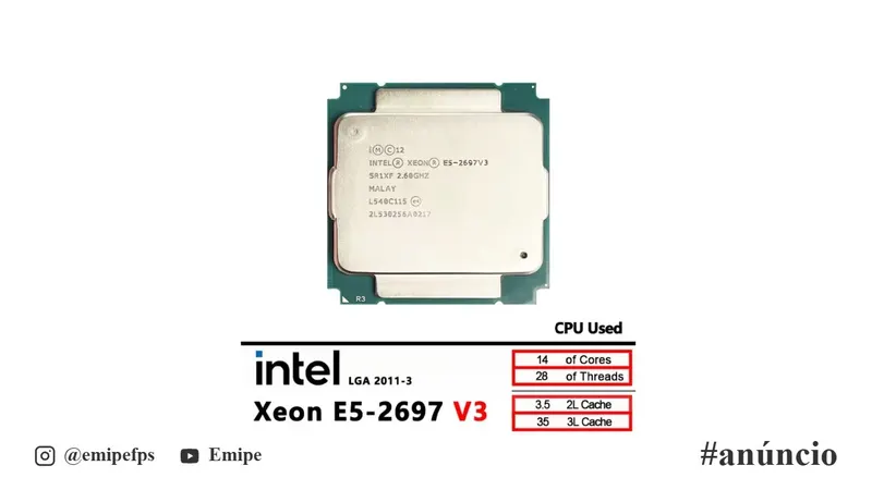 Xeon E5 2697 V3 X99 Processador CPU 2697 V3 em promoção na AliExpress