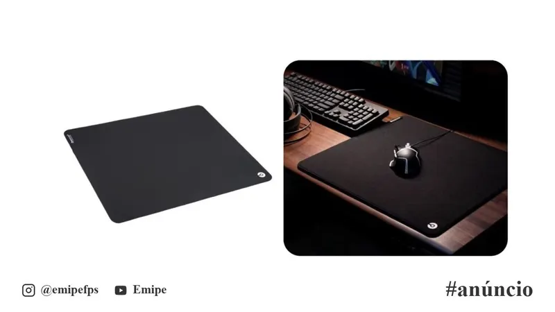Mousepad 45x40 Exco Sports Gaming, Super Soft, Base de Borracha, 450x400x4mm em promoção na AliExpress
