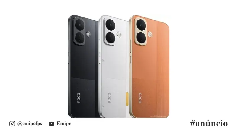 Xiaomi Poco X8 5G 256GB NFC AMOLED em promoção na Shopee