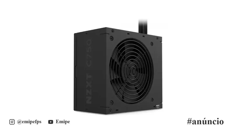 Fonte NZXT C750 750W 80 Plus Bronze, PFC Ativo em promoção na Shopee