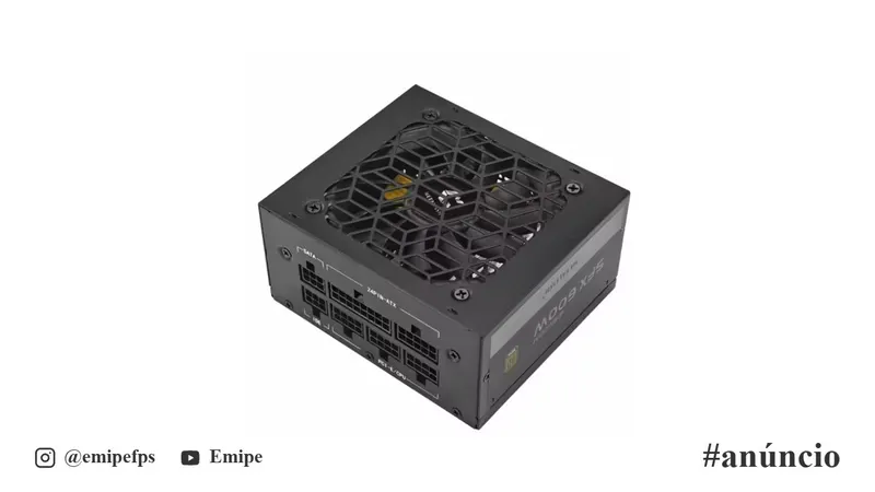 Fonte Metalfish SFX 600W Modular 80 Plus Bronze em promoção na AliExpress