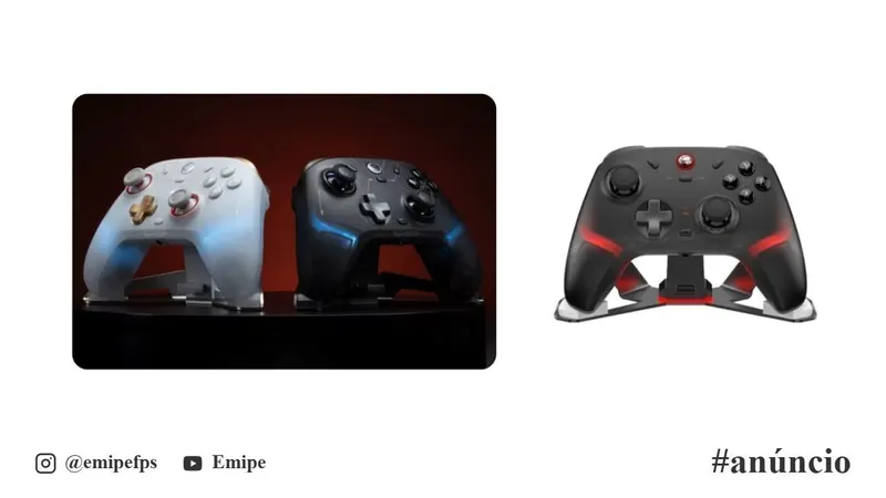 Gamesir Cyclone 2 Controle Sem Fio com Hall Effect Trimode - Com Dock em promoção na AliExpress
