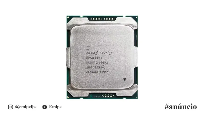 Processador CPU Xeon E5 2680 V4 X99 em promoção na AliExpress