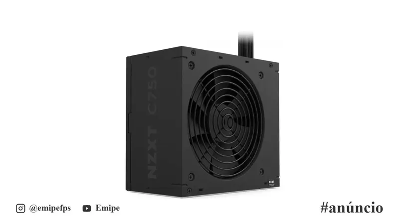 Fonte NZXT C750 Bronze, 750W, 80 Plus Bronze, PFC Ativo, ATX 3.1, Preto, PA-7B3BB-US em promoção na Shopee