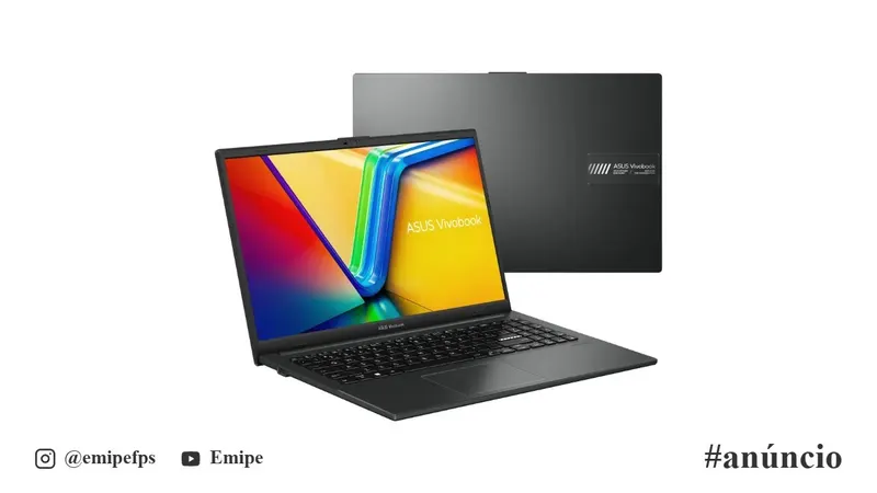 Notebook ASUS VivoBook Go 15, AMD Ryzen 5 7520U, 8GB RAM, 512GB SSD, KeepOS/Linux, Tela 15,6" FHD, Mixed Black - E1504FA-NJ732 em promoção na Mercado Livre