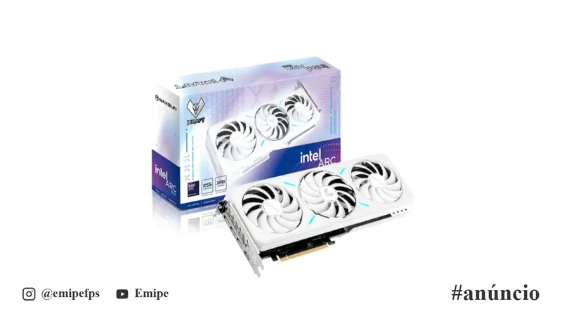 Placa de Vídeo Maxsun Intel Arc B580 iCraft, 12GB, GDDR6, 192-bit, 8703-000CA147-0002 em promoção na Shopee