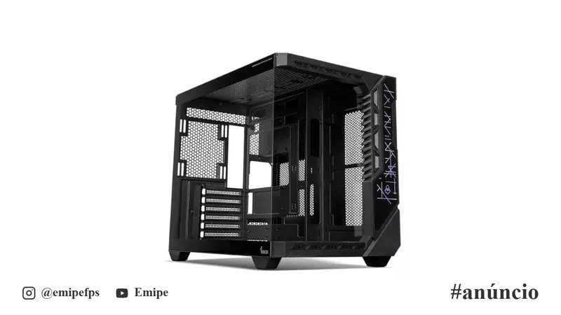Gabinete Gamer Mancer Hemlok, Mid-Tower, Lateral de Vidro, Preto, MCR-HEMLOK-BK em promoção na Shopee