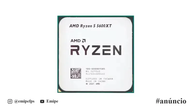 Processador AMD Ryzen 5 5600XT AM4 4.7GHz 6 Cores 12 Threads (Novo sem Cooler) em promoção na Shopee