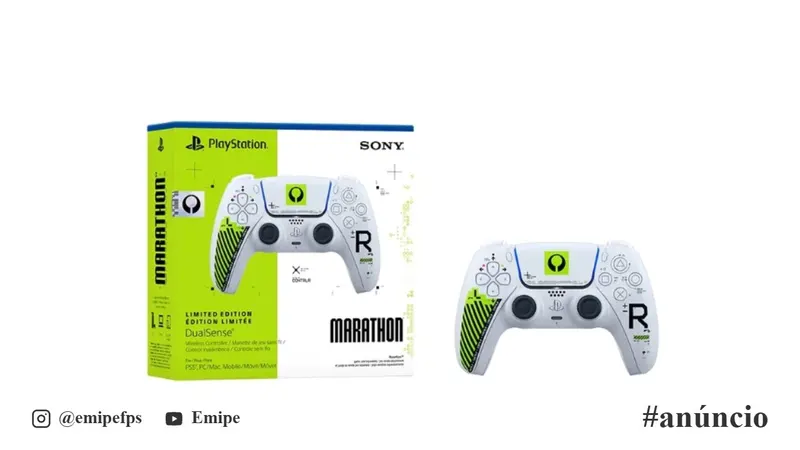Controle sem Fio DualSense – Edição Limitada Marathon em promoção na Shopee