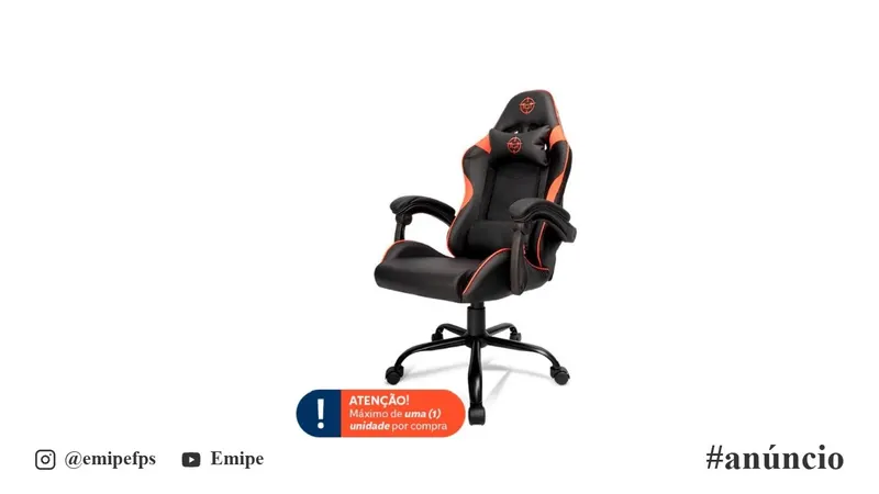 Cadeira Gamer TGT Heron TC3, Preto e Vermelho, TGT-HRTC3-BLRD em promoção na Shopee