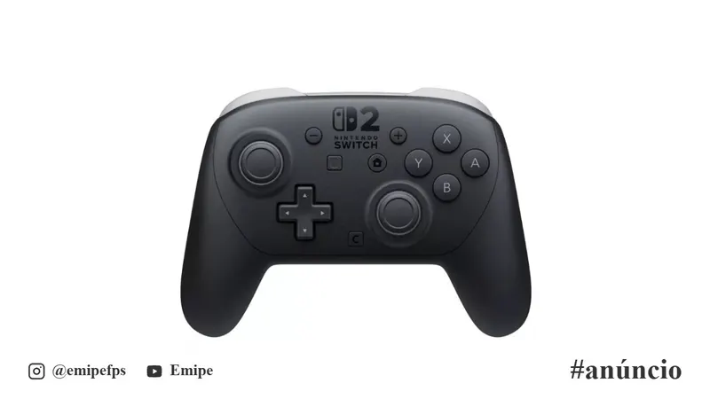 Nintendo Switch 2 Pro Controller em promoção na Shopee