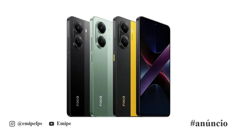 Xiaomi Poco X7 Pro, 5G, NFC em promoção na Shopee