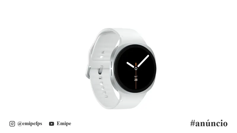 Smartwatch Samsung Galaxy Watch 8 em promoção na Shopee