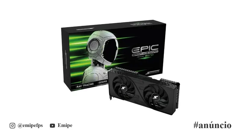 Placa de Vídeo SuperFrame NVIDIA GeForce RTX 3070 Epic, 8 GB em promoção na Mercado Livre