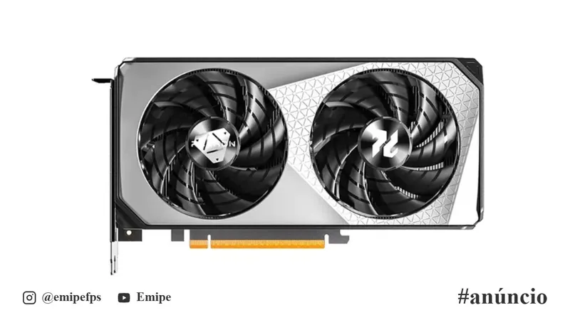 Placa de Vídeo PELADN RTX 5060, 8GB, GDDR7, 128-bit, RTX 5060 8GD7 ARMOUR em promoção na Shopee