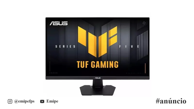 Monitor Asus TUF Gaming Series 5 VG279QM5F, 27 Pol, Full HD, 260Hz, Fast IPS, 0.3ms, ELMB Sync, FreeSync Premium em promoção na Shopee