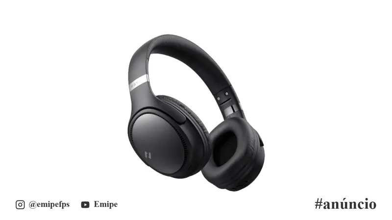 Headphone Sem Fio Havit H630BT Bluetooth 5.3 Multiponto On-Ear 3D 55h ENC (Preto, Branco, Bege ou Azul) em promoção na Shopee