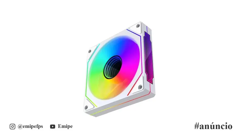 Cooler RGB 120mm Delta-C1261 12V 39CFM 1200RPM em promoção na Shopee
